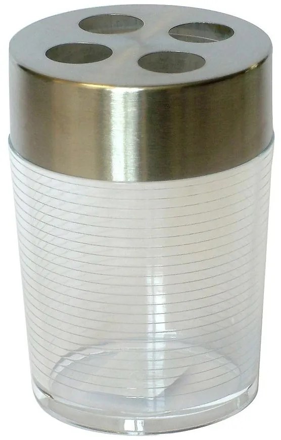 Pohár na zubnú kefku VINCENZO transparentny