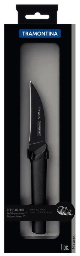 Nôž na ovocie Tramontina Nygma  7,5 cm  - čierny
