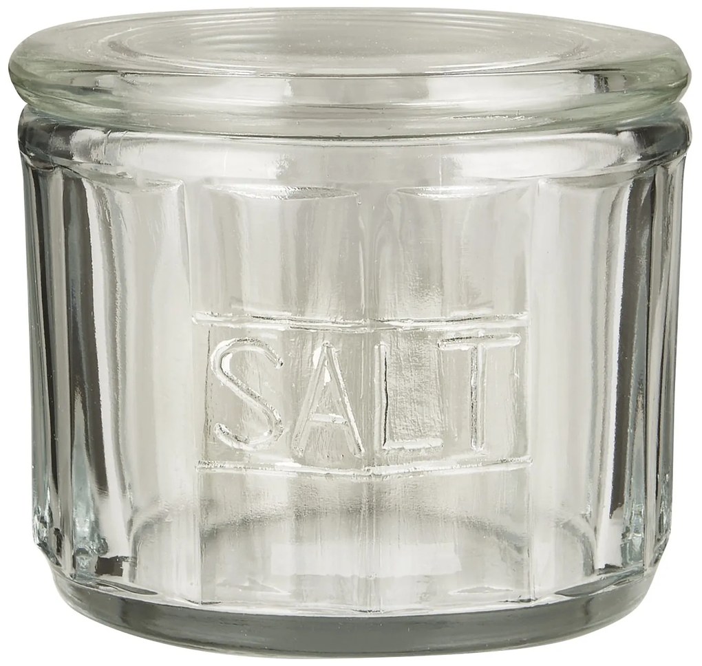 Ib Laursen Sklenená dóza na soľ Clear Glass