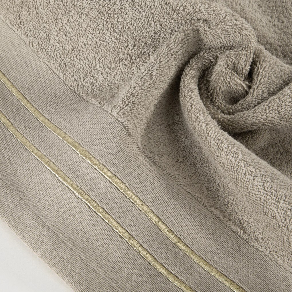 BAVLNENÝ UTERÁK OLIVIA SADA 6KS 50X90 CM BÉŽOVÁ