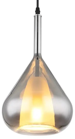 Globo 15542 - Luster na lanku GEEKY 1xE27/60W/230V pr. 20 cm čierna