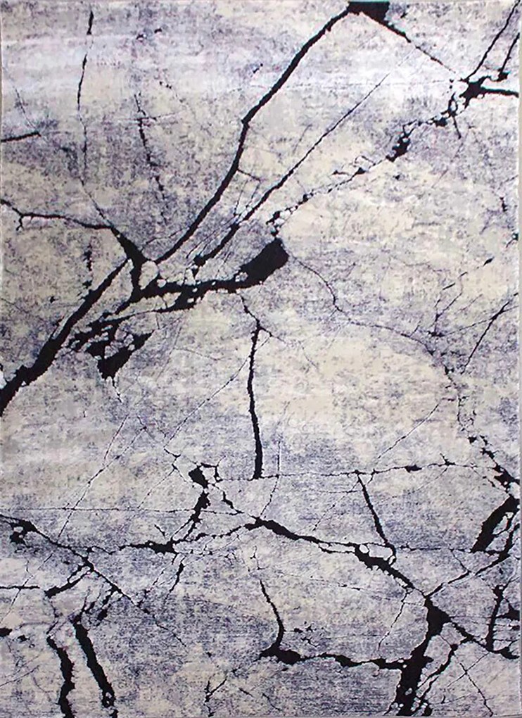 Koberec Verona 5260 GREY – sivý shaggy s jemným vzorom Rozmer: 140x190 cm