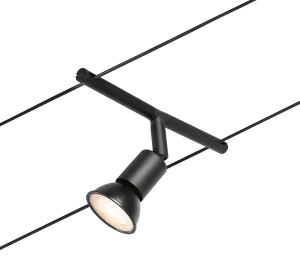 Paulmann 94446 - SADA 5xGU5,3/10W Bodové svietidlo SALT 230V čierna