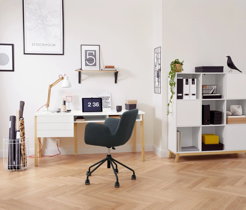 Kancelárska stolička, antracitová