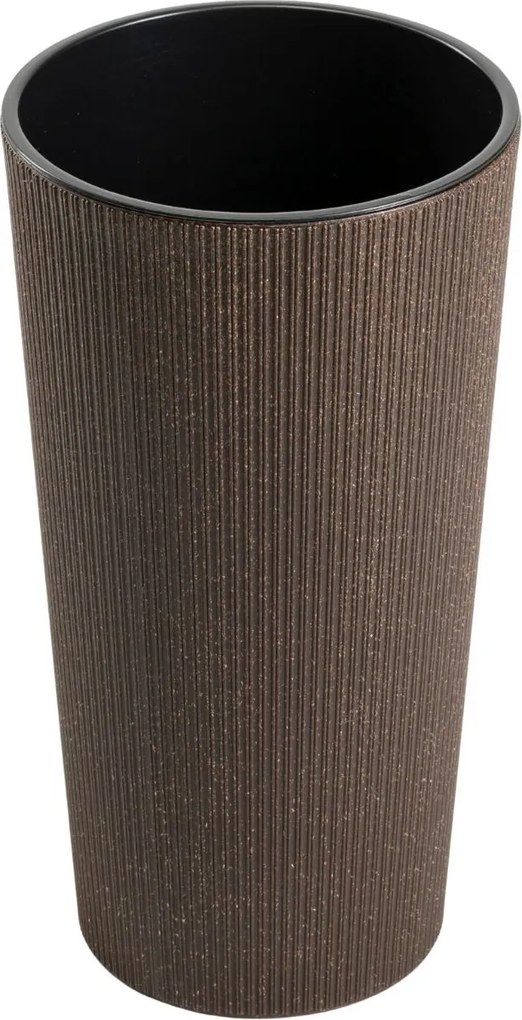 Květináč URBANIKA Coffee 36,4x19,6 cm hnědý