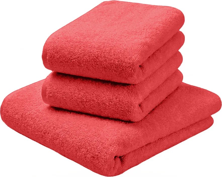 Osuška NORIELLE 70x140 cm červená, 100% bavlna