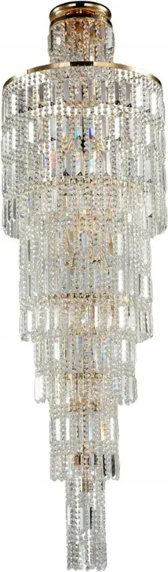 Závesná lampa s krištáľovým lustrom Maytoni DIA003-PT50-G Niagara