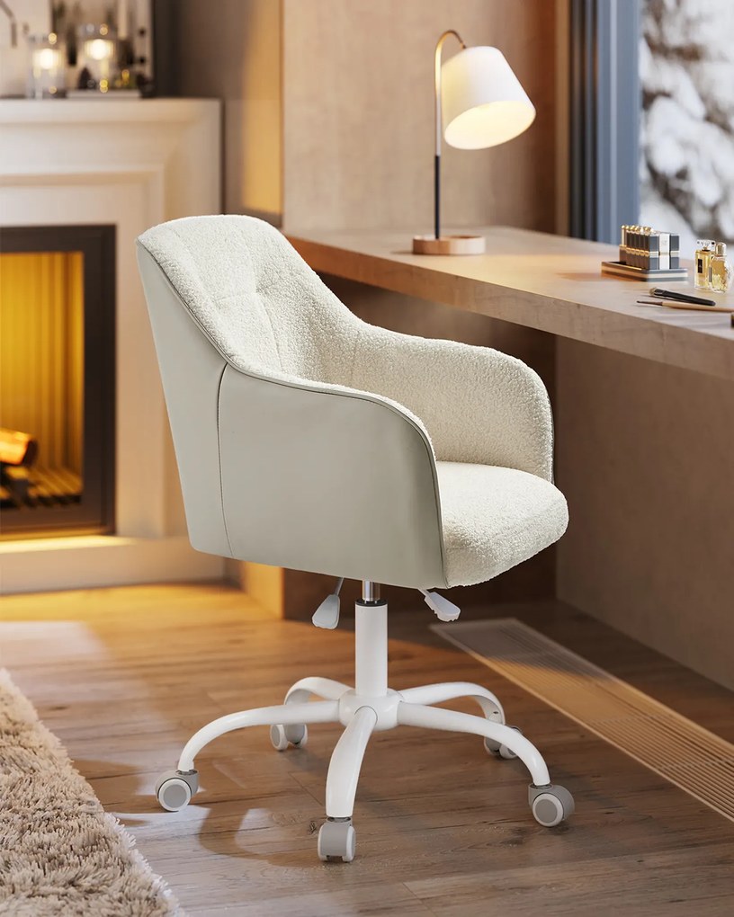 Otočná kancelářská židle Oktus béžová