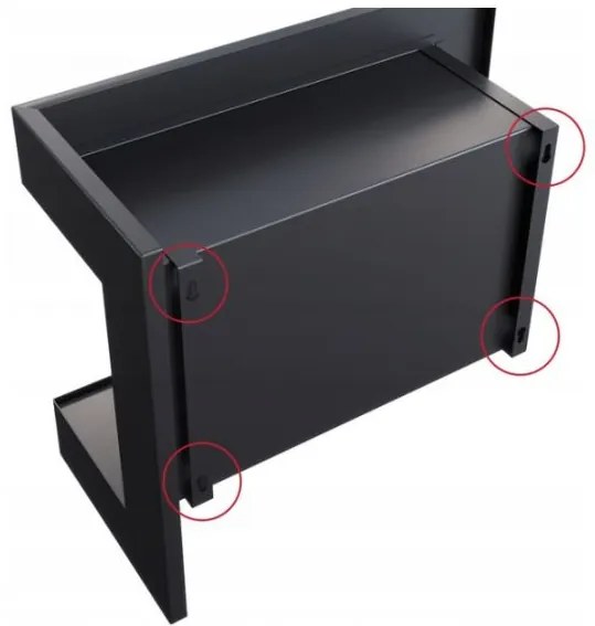 Rohový biokrb pravý Delta 600