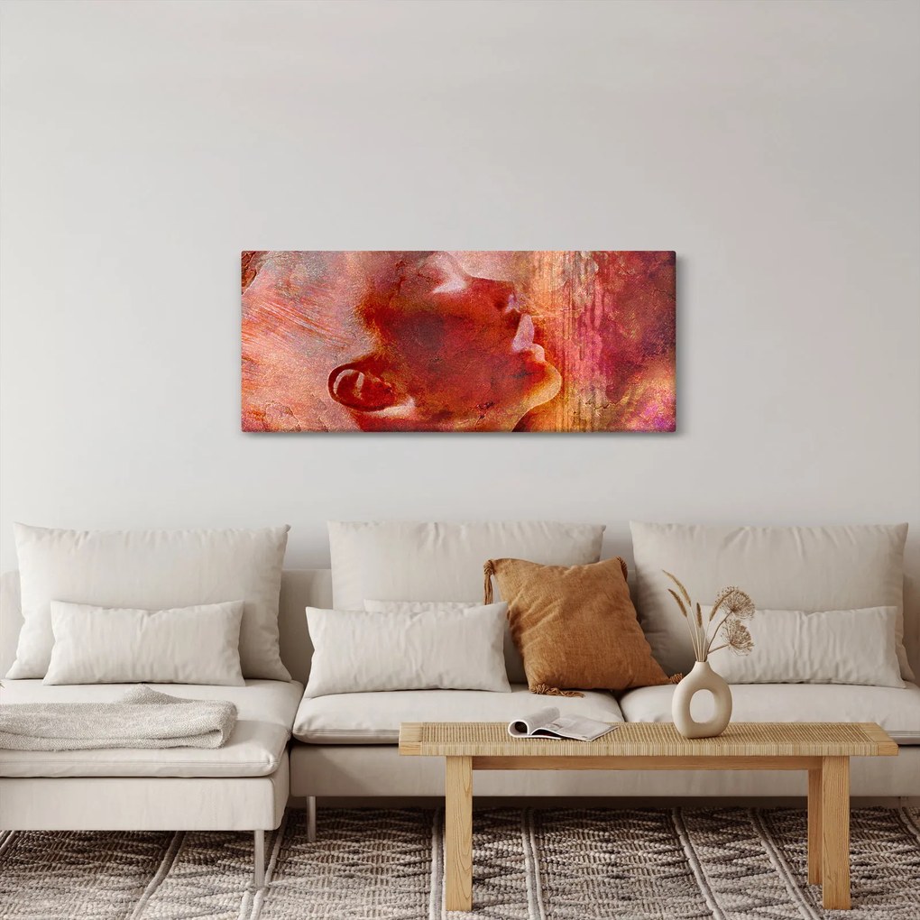 Obraz - Profil ženskej tváre (120x50 cm)