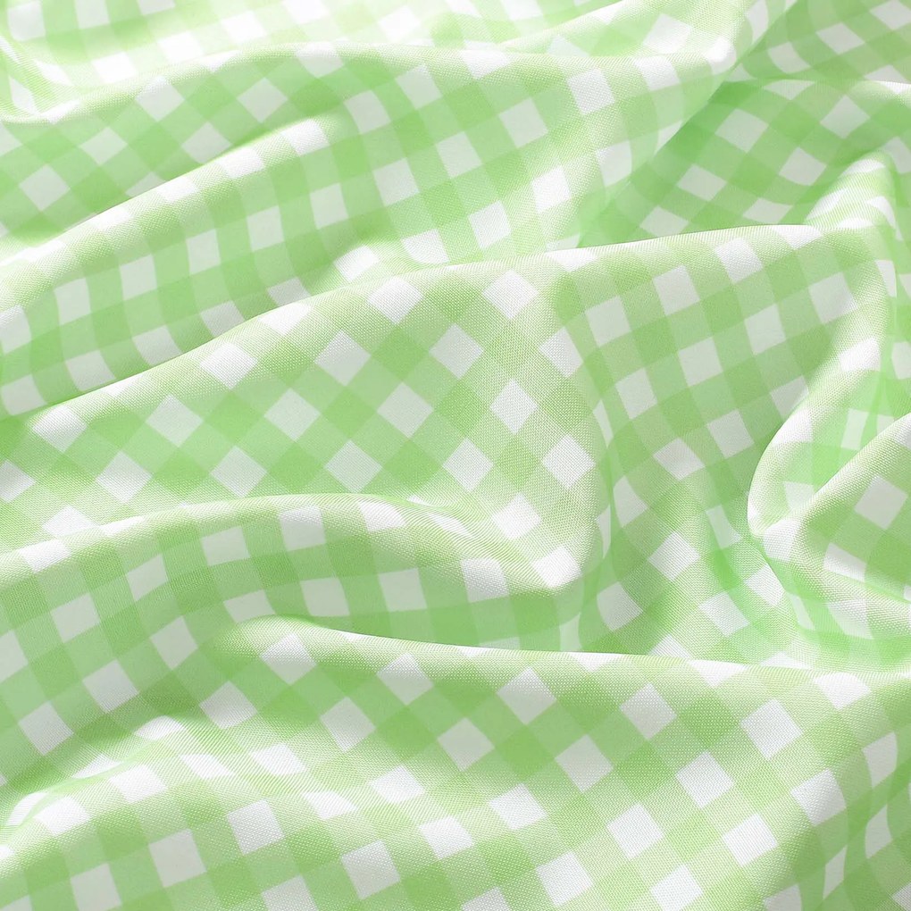 Goldea hranatý teflónový obrus - zelené kocky 100 x 140 cm