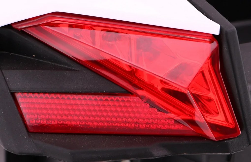 Ramiz Detský kočík SuperStar biely + pohon 4x4 + diaľkové ovládanie + batožinový priestor + MP3 LED + zámok dverí