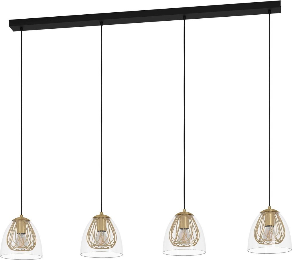 XXXLutz ZÁVESNÉ SVIETIDLO, 135/19,5/150 cm Eglo - Online Only bytové doplnky - 003348328202