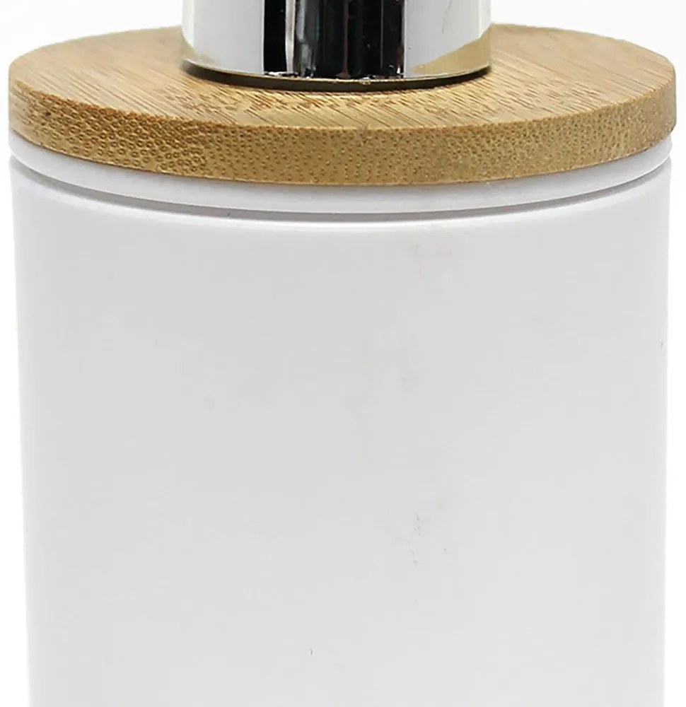 Biely plastový dávkovač mydla 91 ml Smart – douceur d'intérieur
