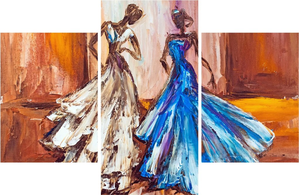 Obraz - Tanečnica, olejomaľba (90x60 cm)