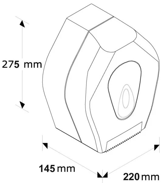 Zásobník na toaletný papier MERIDA TOP MINI