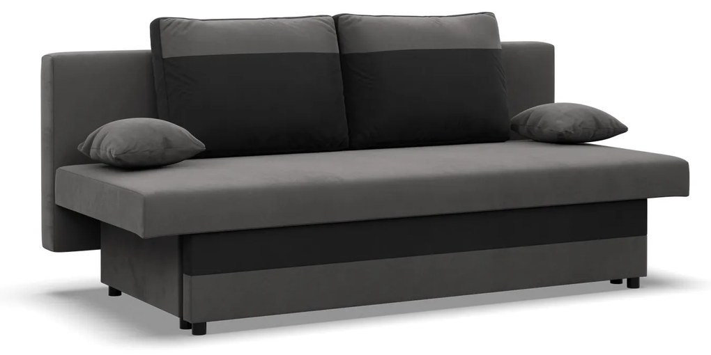 Veľká rozkladacia pohovka SONY model 2 Sivá/biela