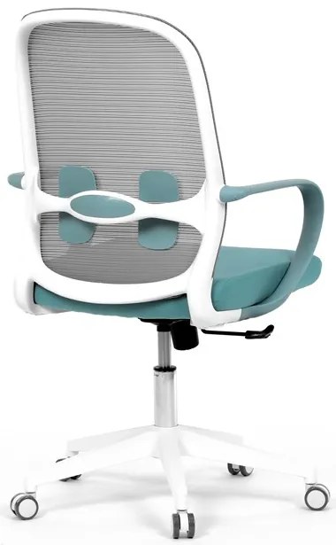 Autronic BONTEC Kancelárska stolička, hojdací mechanizmus, modrá látka, KA-S425 BLUE Farba: Červená