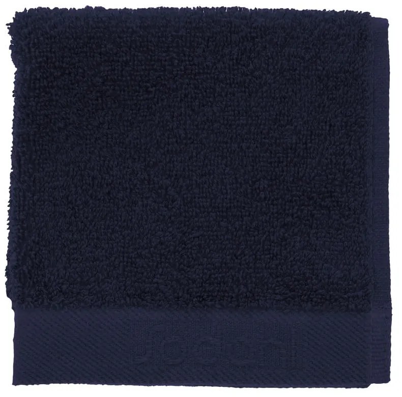 Tmavomodrý froté bavlnený uterák 30x30 cm Comfort – Södahl
