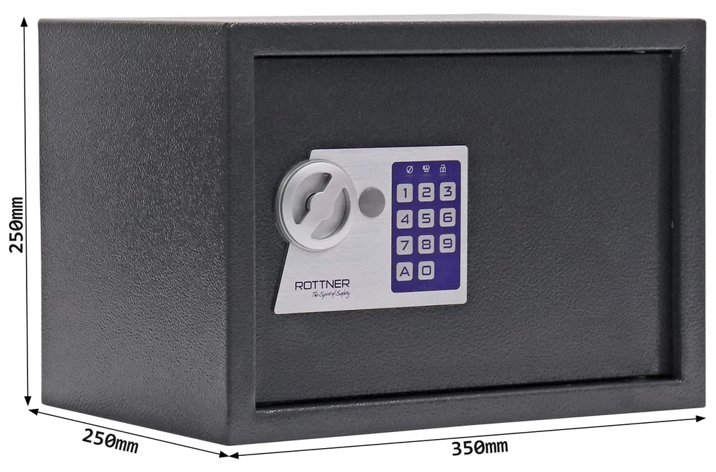 Rottner HomeStar 3 EL nábytkový elektronický sejf antracit