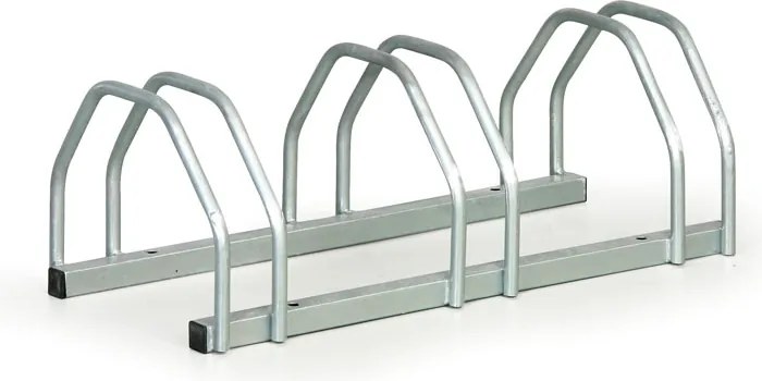 Stojan na bicykle na zem, 3 státia