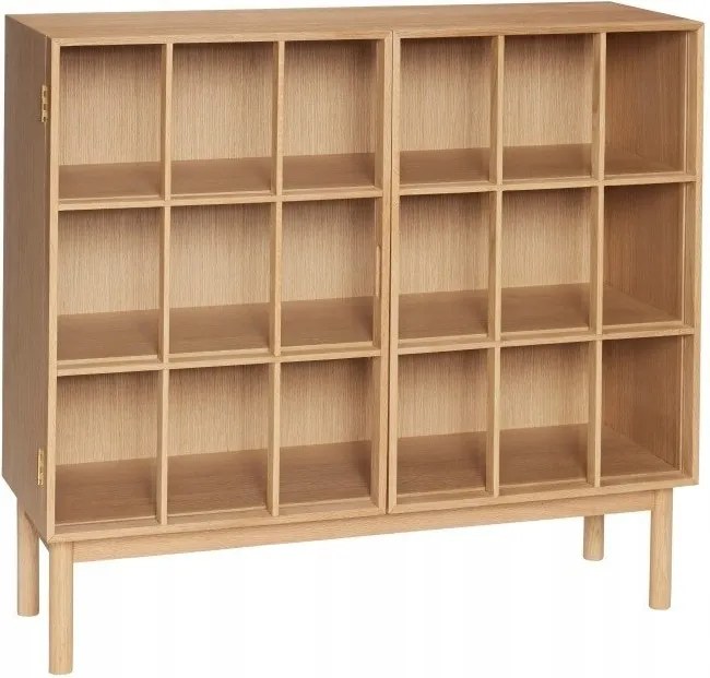 Komoda Shoji, presklená, prírodná, Hübsch