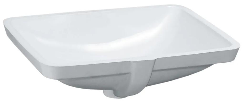 Laufen Pro S umývadlo 53x40 cm obdĺžnik podpultové umývadlo biela H8119610001091
