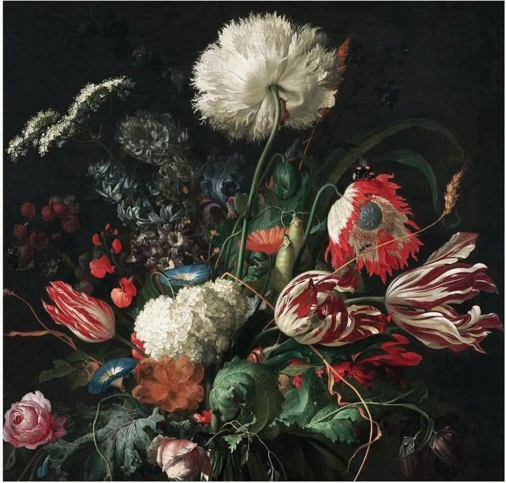 Vliesová tapeta Golden Age Flowers I