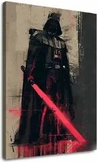 Obraz Darth Vader - Temná sila na plátne | 100% originál domaľovaný akrylom