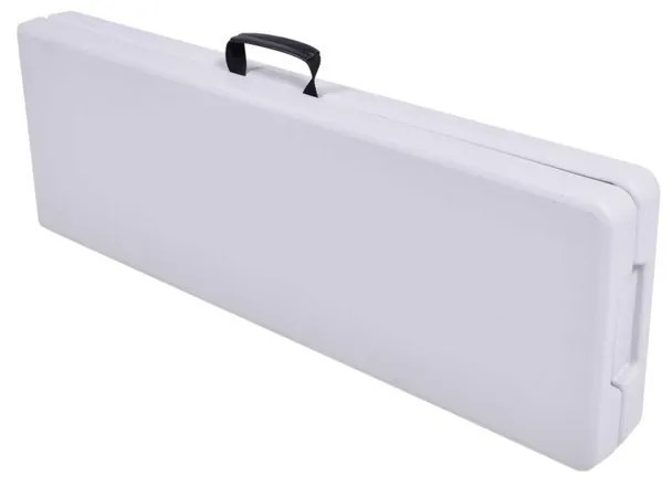 Cateringová lavica skladacia 183 cm - biela