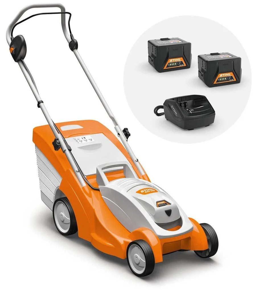 AKU kosačka bez pojazdu - STIHL RMA 339; 36 cm; 36 V - SET; s 2 x batériou AK 20; s nabíjačkou AL101