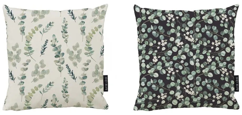 Dekoračné vankúše v súprave 2 ks 45x45 cm Eucalyptus Branches – Butter Kings
