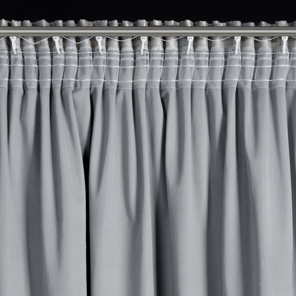 ZATEMŇOVACÍ ZÁVES NA PÁSKE RENIA 140X270 CM VZOROVANÁ