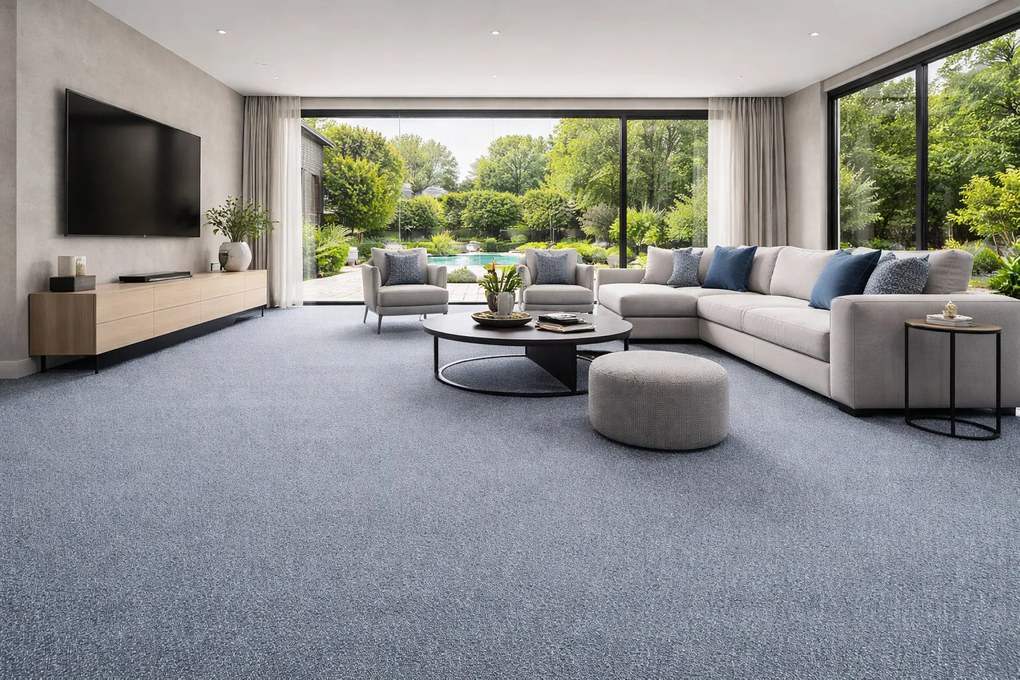 Balta, Koberec metráž Fortessa SDE New 96, na mieru, šíře 4m, šedá, ab (mriežka), chodba / predsieň