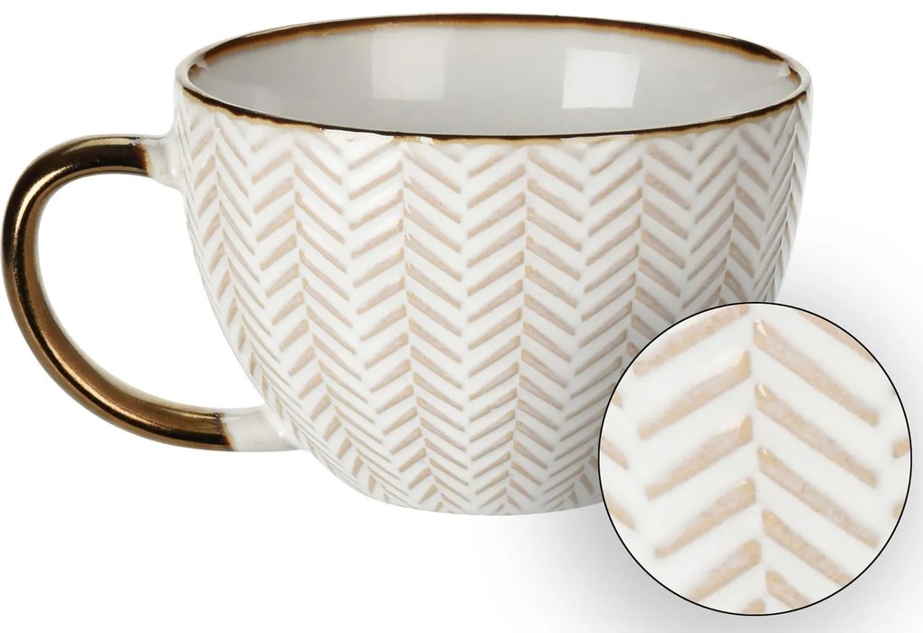 Keramický hrnček Queen 460 ml