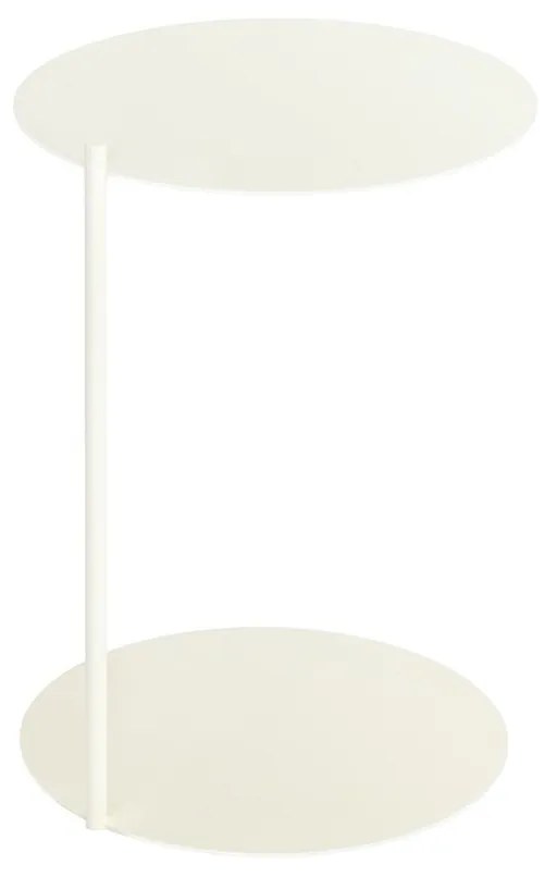 Bežový odkladací stolík Ande 40 × 40 × 55 cm