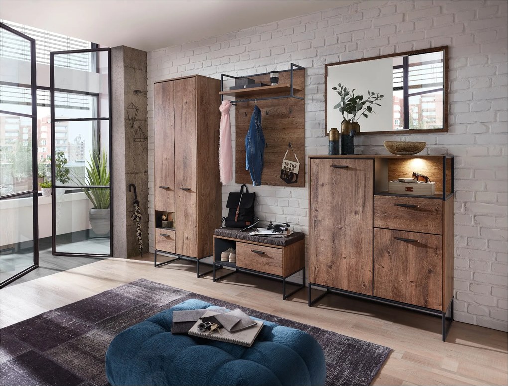 Sconto Zrkadlo MANHATTAN dub havelland cognac