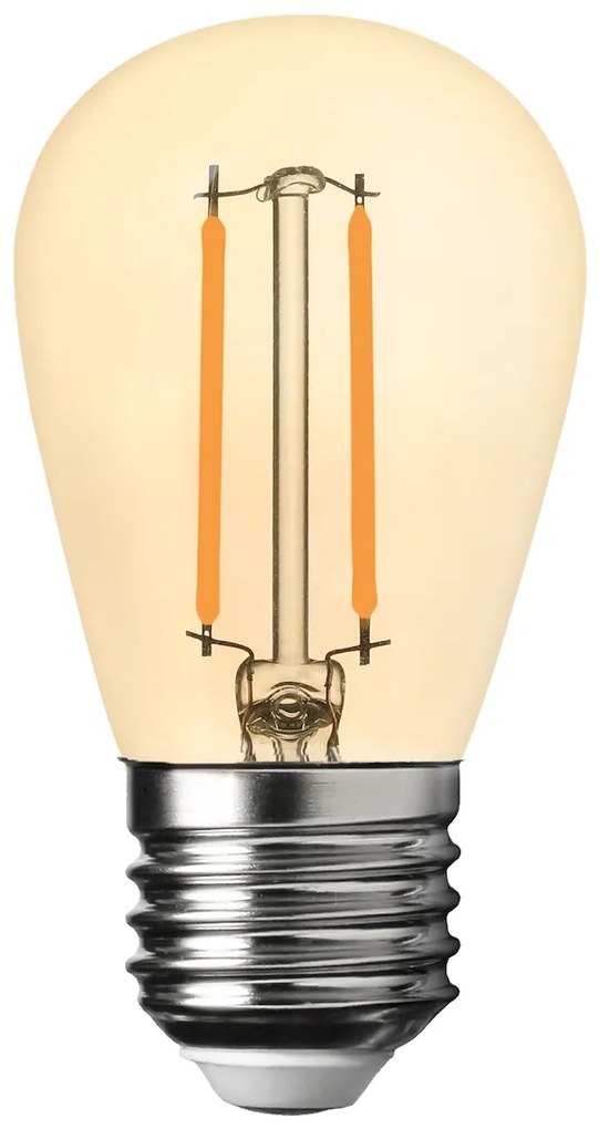 Dekoračná LED žiarovka E27 teplá 2700k 1w 70 lm