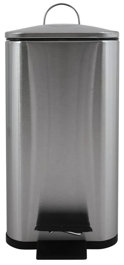 Nášľapný oceľový odpadkový kôš v matne striebornej farbe 5 l Erik – Spirella