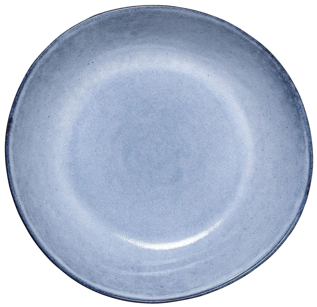 Bloomingville Hlboký keramický tanier Sandrine Blue 22 cm