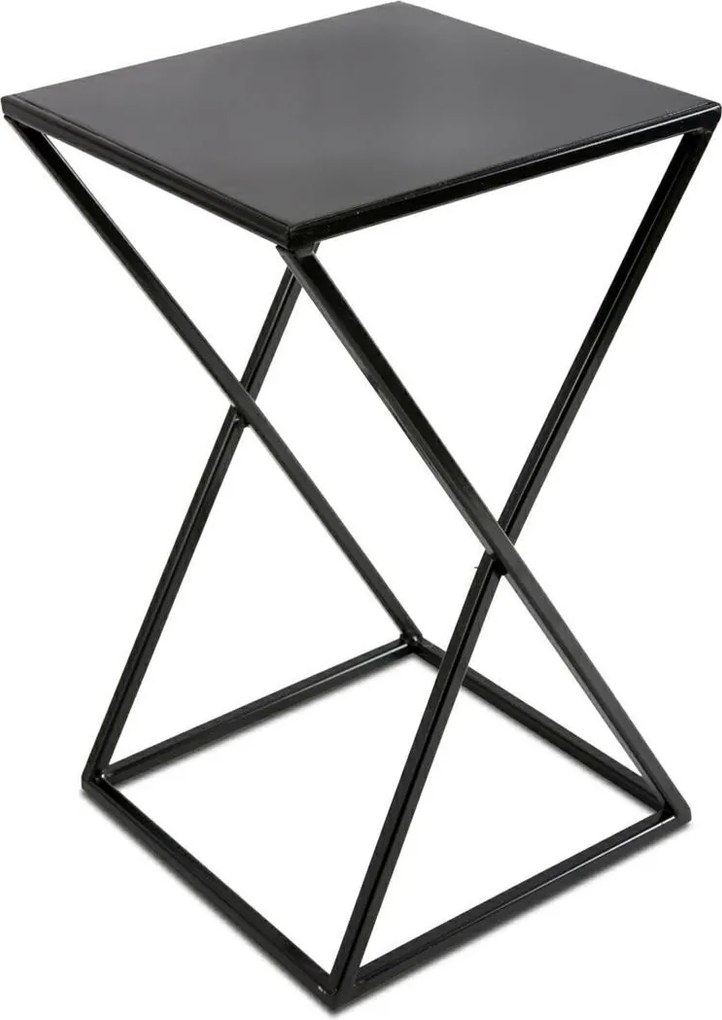 STOJAN NA KVETINÁČ LOFT5 40X24X24 CM ČIERNA