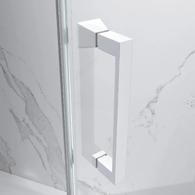 BPS-koupelny Obdĺžnikový sprchovací kút HYD-OK13A 100x90 biela/transparent - bez vaničky