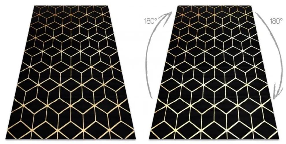 Kusový koberec Jón čierny 160x220cm
