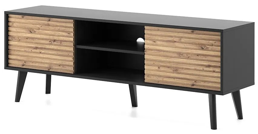 TV stolík WILLOW WRTV154 dub artisan/čierna