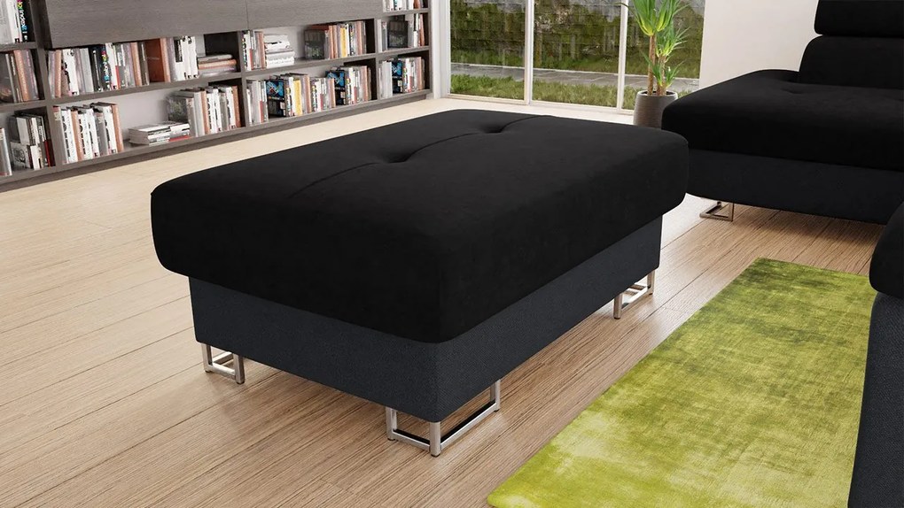 Taburetka Alvin, Dostupné poťahy: ekokoža Soft 017 (biela) + Lux 06