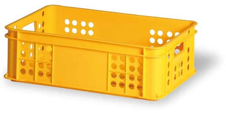 Plastová prepravka na pečivo, typ S 200-15, 600 x 400 x 200 mm