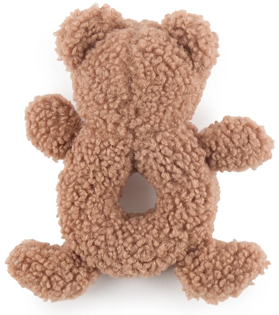 Bieco - Textilná hrkálka - medvedík Mika