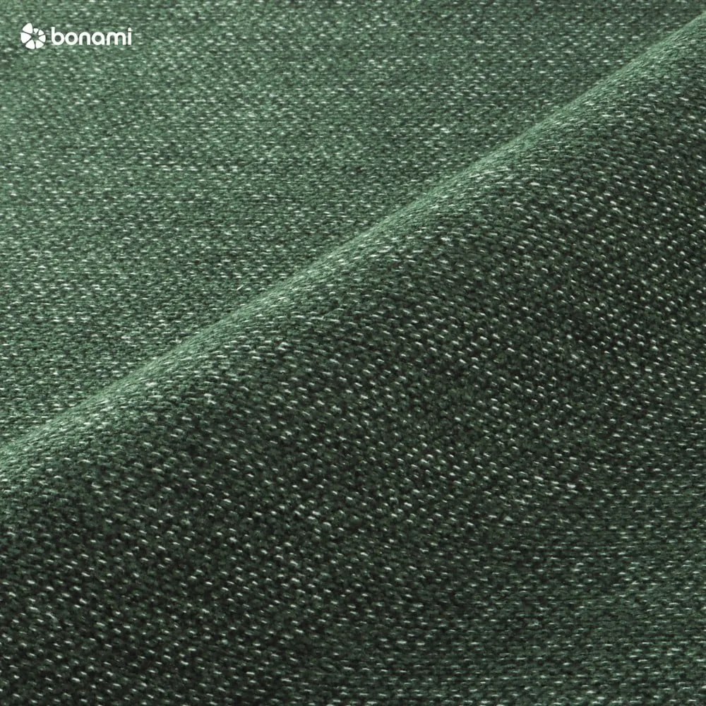 Tmavozelená čalúnená dvojlôžková posteľ s úložným priestorom a roštom 180x200 cm Garancia – Bobochic Paris