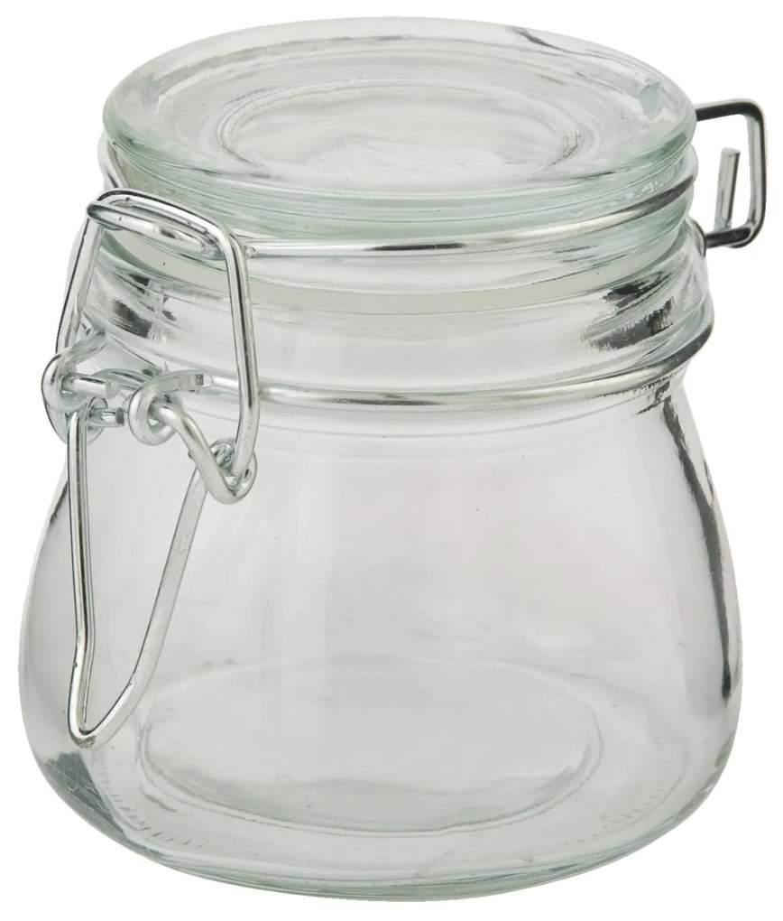 Sklenená uzatvárateľná nádoba - Ø 9 * 7 cm