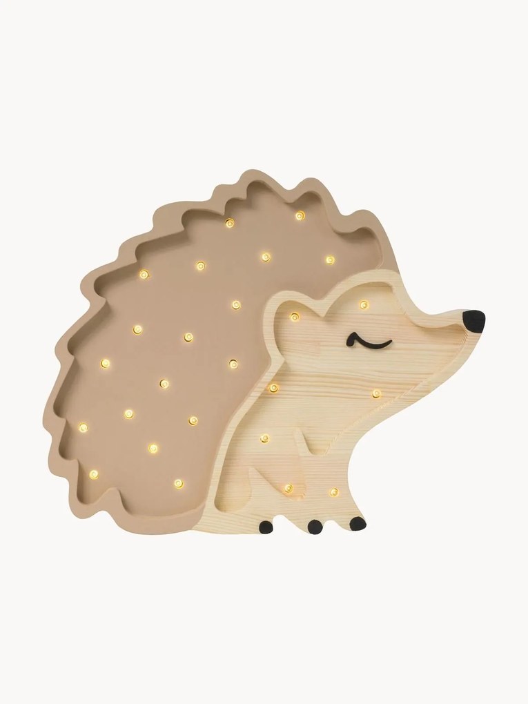 Ručne vyrobená detská LED lampa Hedgehog